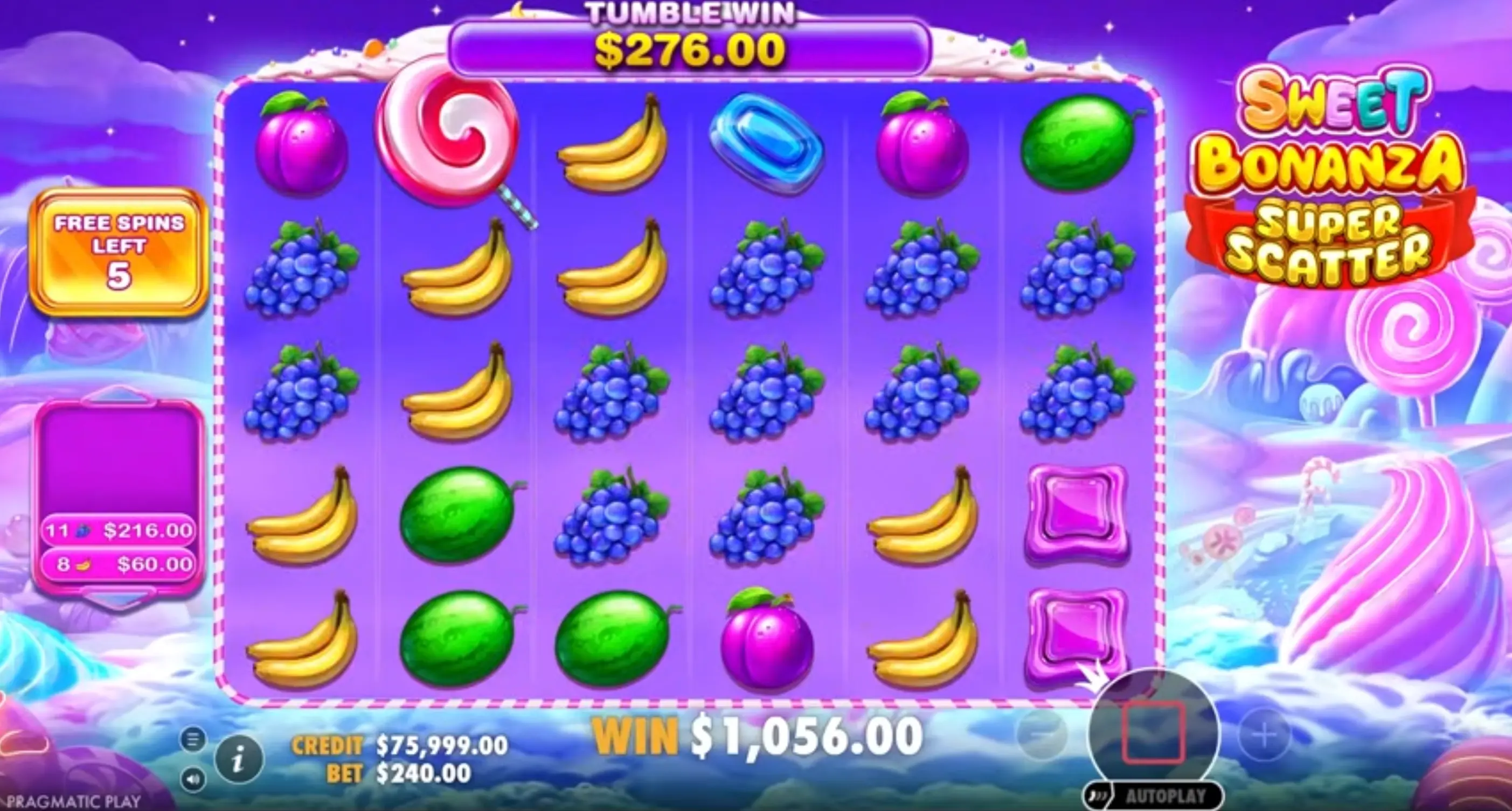 Sweet Bonanza, Pragmatic Play